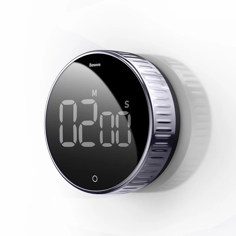 Baseus Magnetic Digital Kitchen Timer - Black