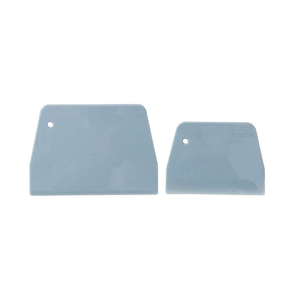2Pc Plastic Cake Cream Spatula Dough Scraper Set