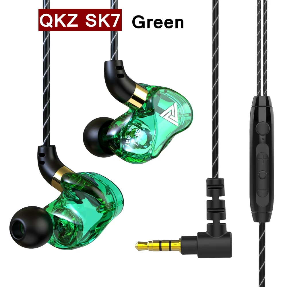 Wired Earphone QKZ AK6 SK7 Copper Driver HiFi