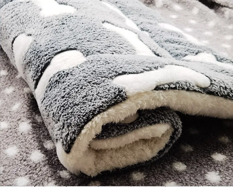 Large Flannel Dog Bed Sleeping Mat