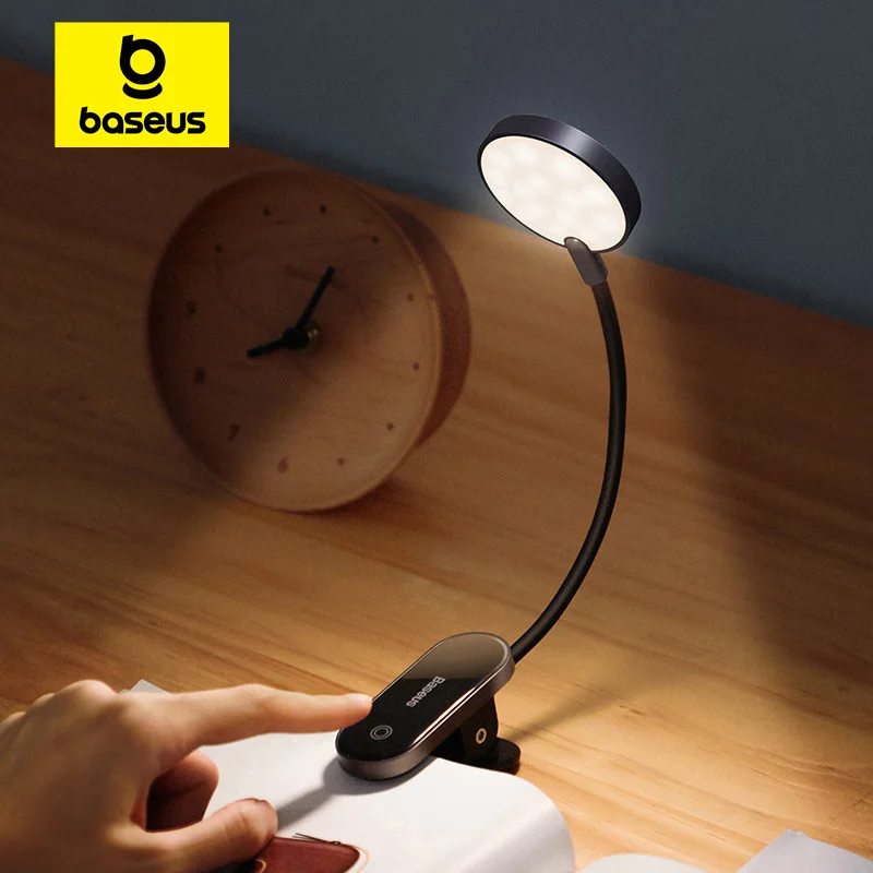 Baseus LED Clip Table Lamp Dimmable Wireless