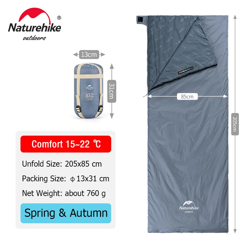 Naturehike LW180 Ultralight Envelope Sleeping Bag