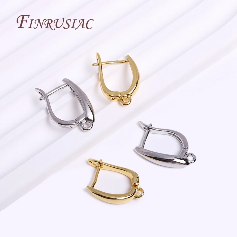 18K Gold Plated Earring Clasps DIY Jewelry Findings