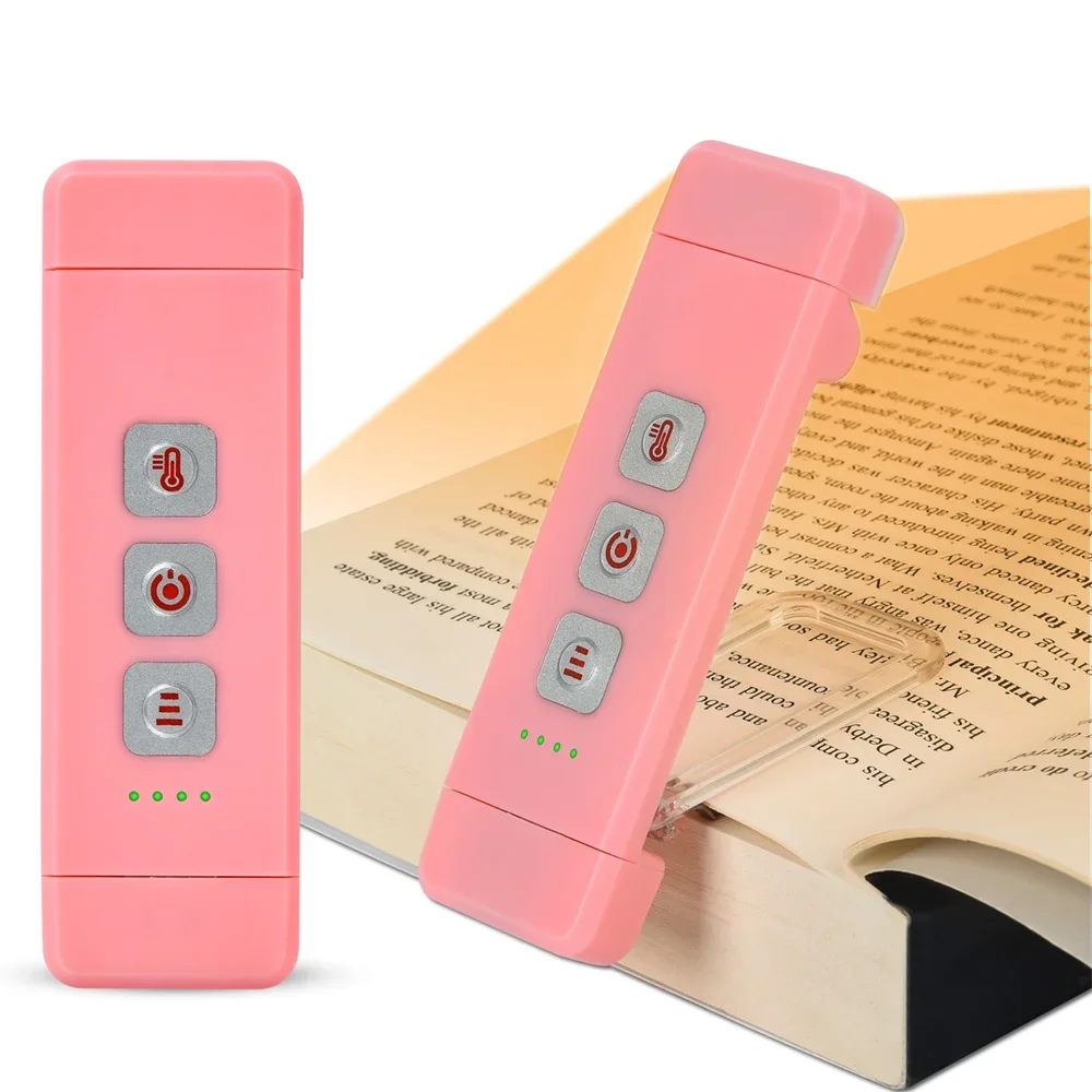 Clip-On Book Light USB Rechargeable Reading Lamp