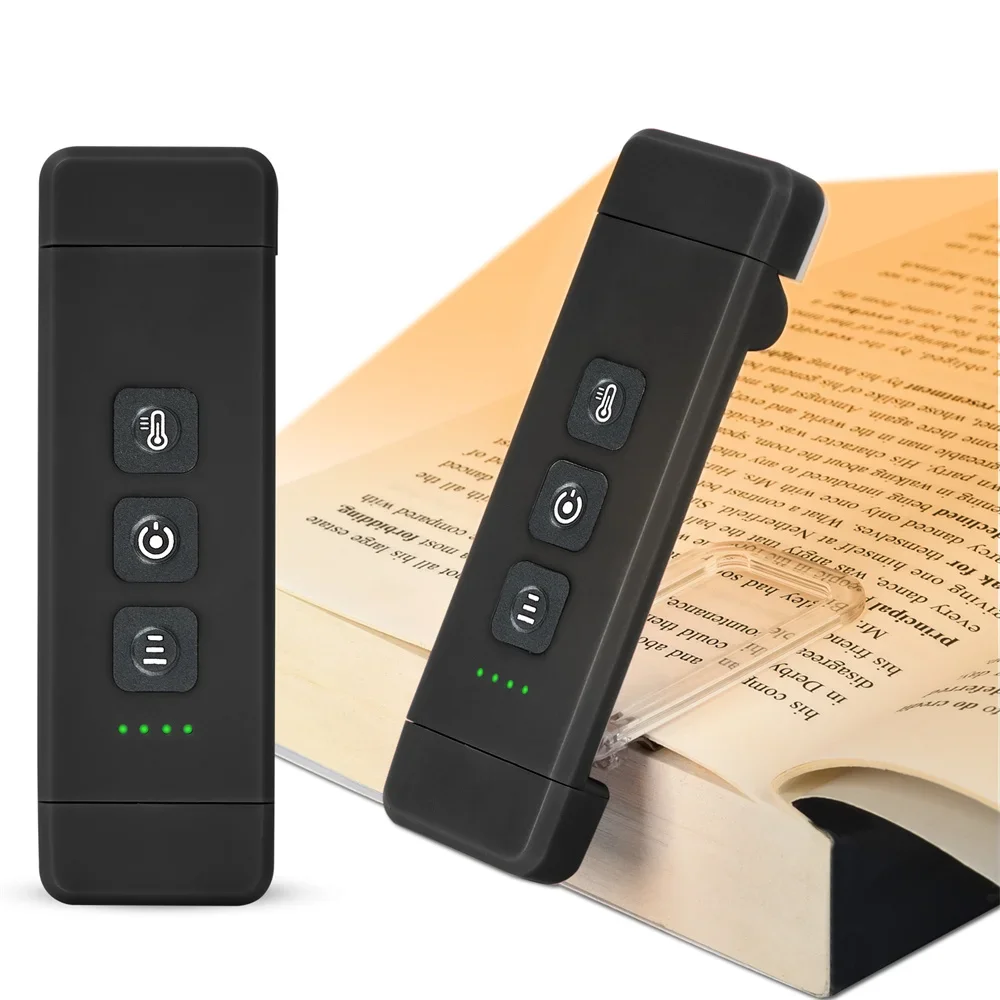 Clip-On Book Light USB Rechargeable Reading Lamp