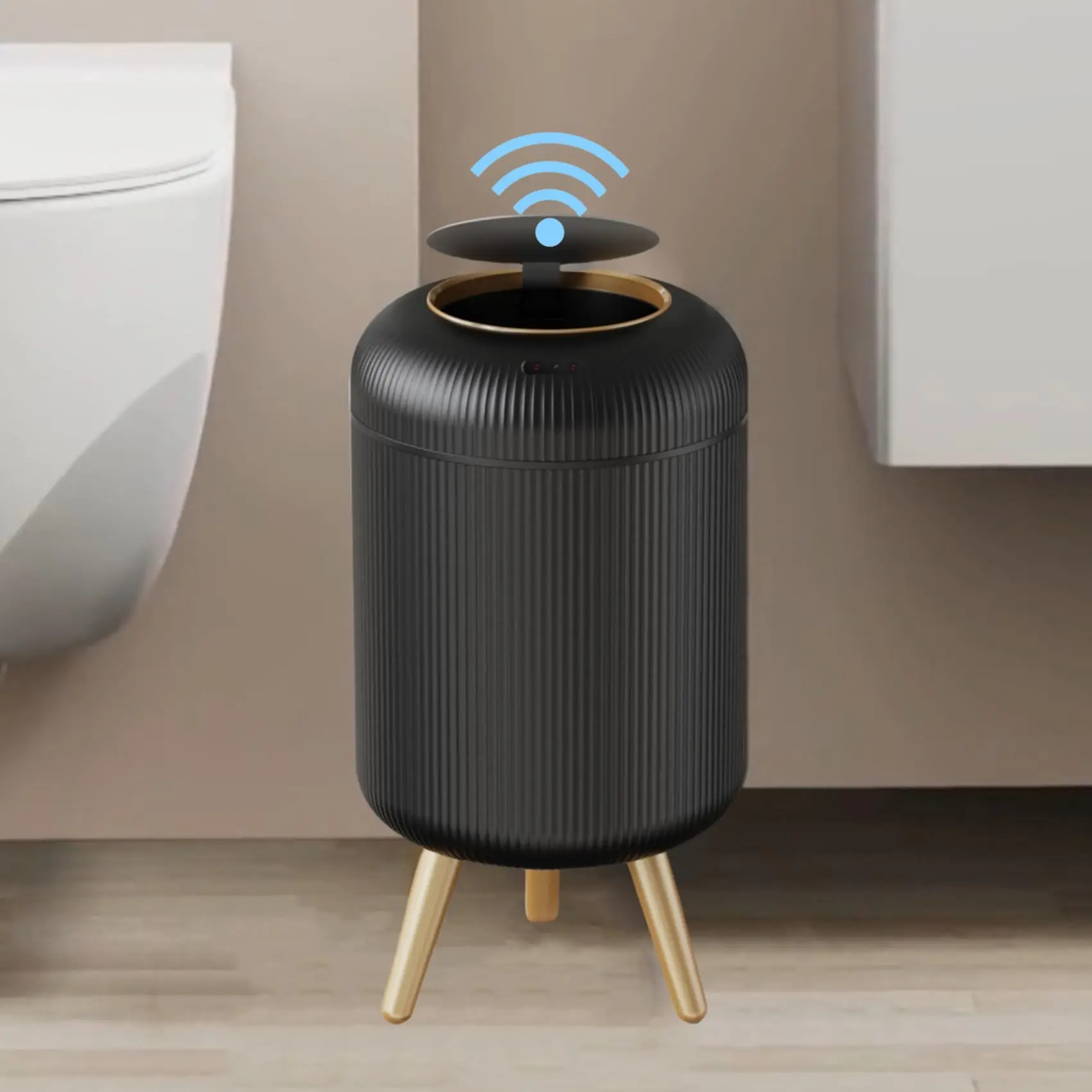 Automatic Trash Can with Lid and Motion Sensor