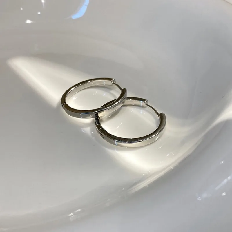 Hoop Earrings For Women Copper Round
