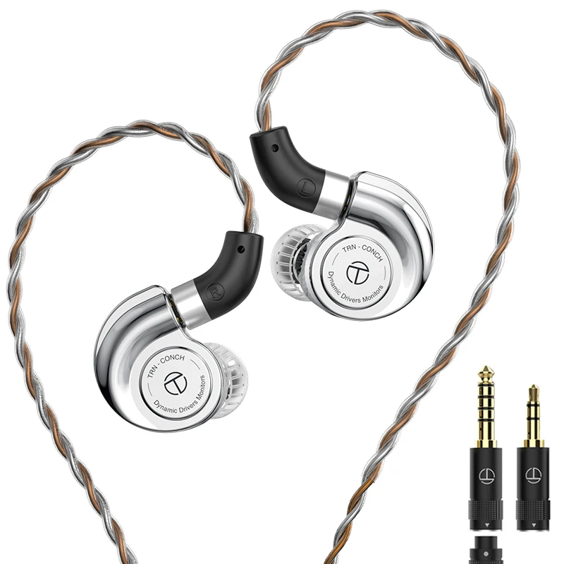 TRN Conch In-Ear Monitors with DLC Diamond Diaphragm