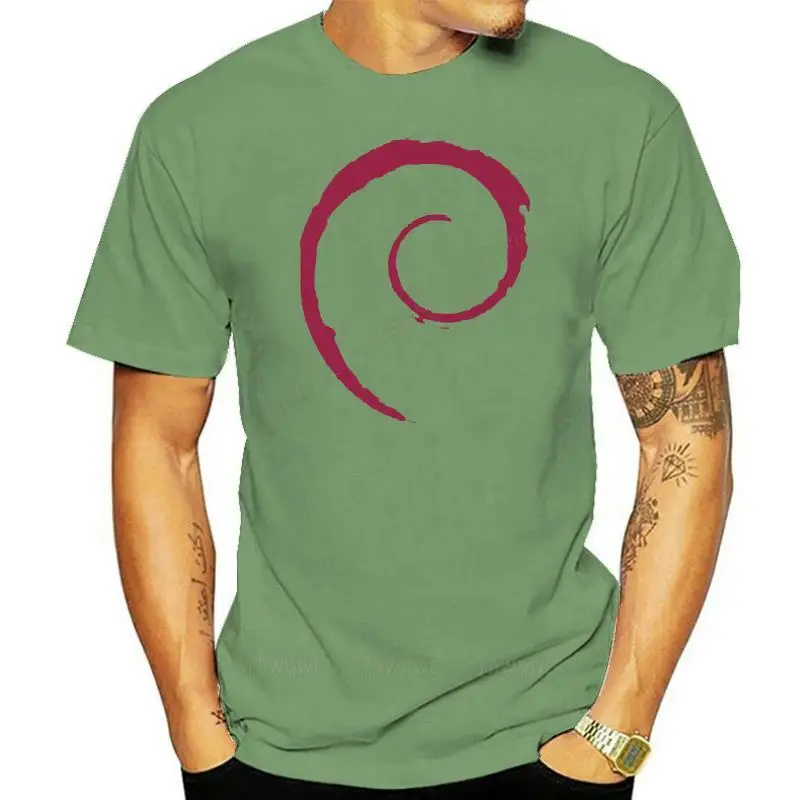 Mens Vintage Debian Logo T-Shirt