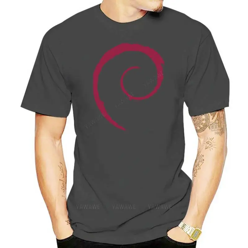 Mens Vintage Debian Logo T-Shirt