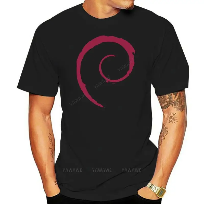 Mens Vintage Debian Logo T-Shirt