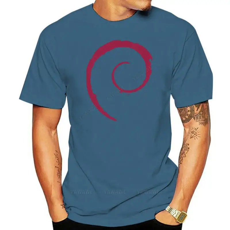Mens Vintage Debian Logo T-Shirt