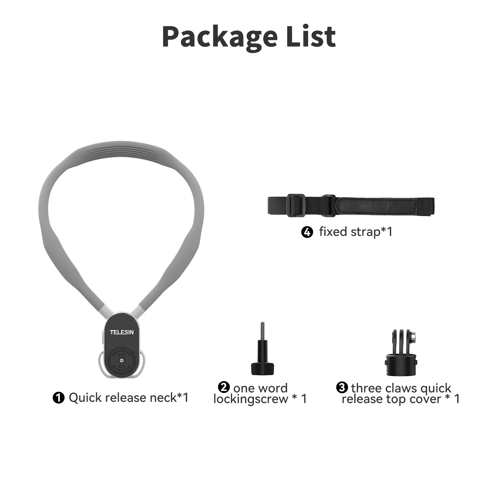 Silicone Neck Mount Magnetic Hold for Action Cameras
