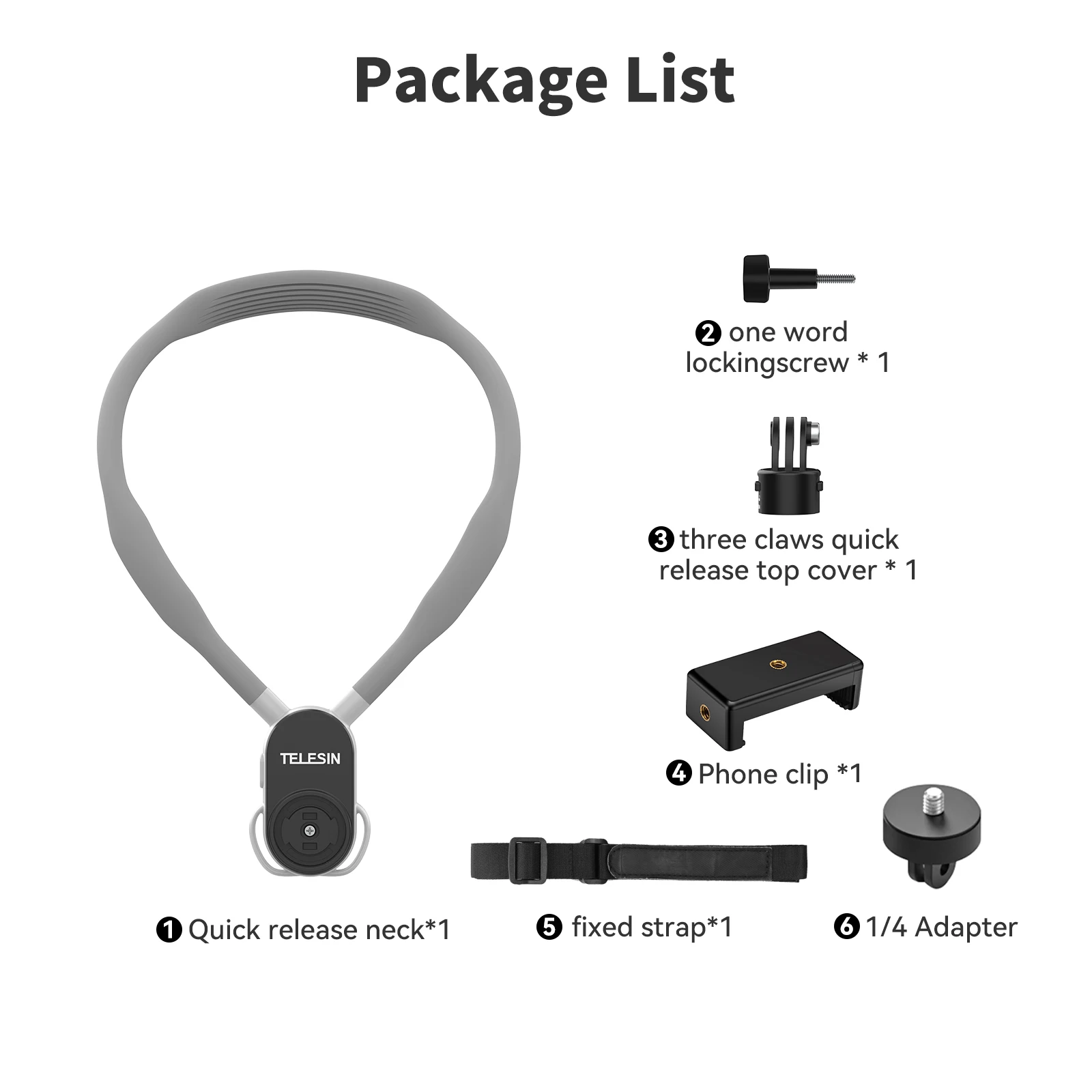 Silicone Neck Mount Magnetic Hold for Action Cameras