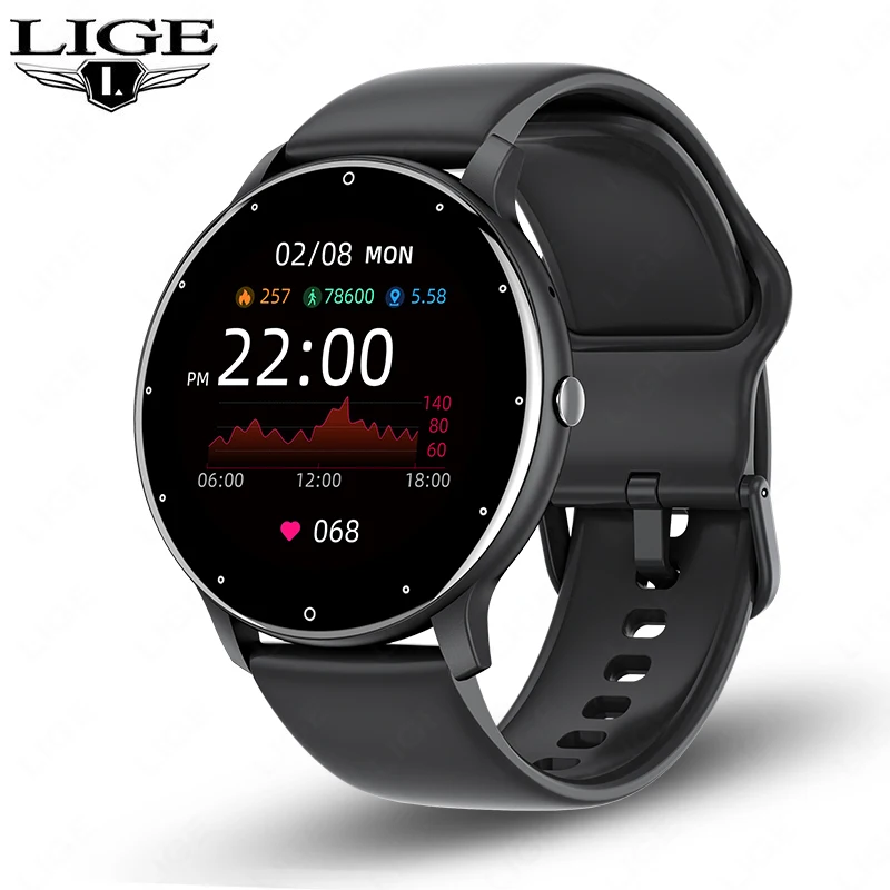 LIGE Smart Watch Bluetooth Call Fitness Tracker
