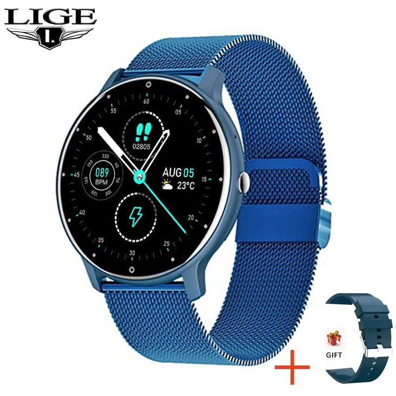 LIGE Smart Watch Bluetooth Call Fitness Tracker