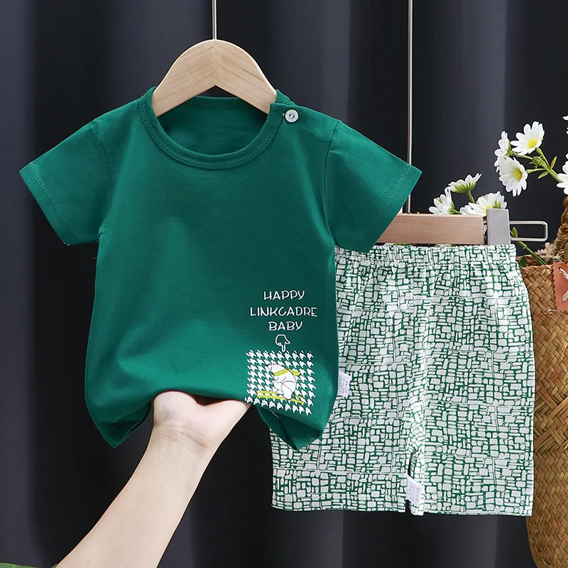 Kids Cotton T-Shirt And Shorts Set