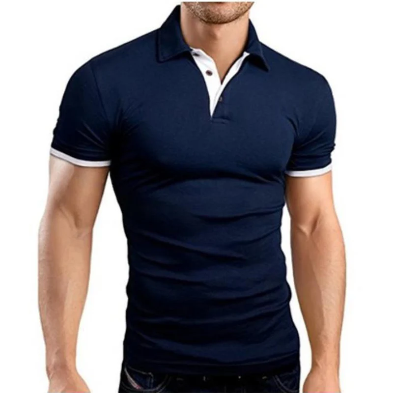 Men's Casual Short Sleeve Polo Shirt