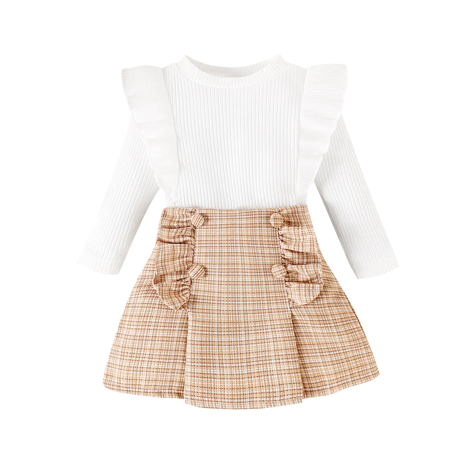 Kids Baby Girl Fall Outfit 2-Piece Set