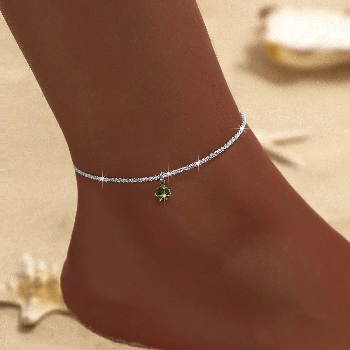 Anklet - Sparkling Simple Bohemian Geometric Jewelry