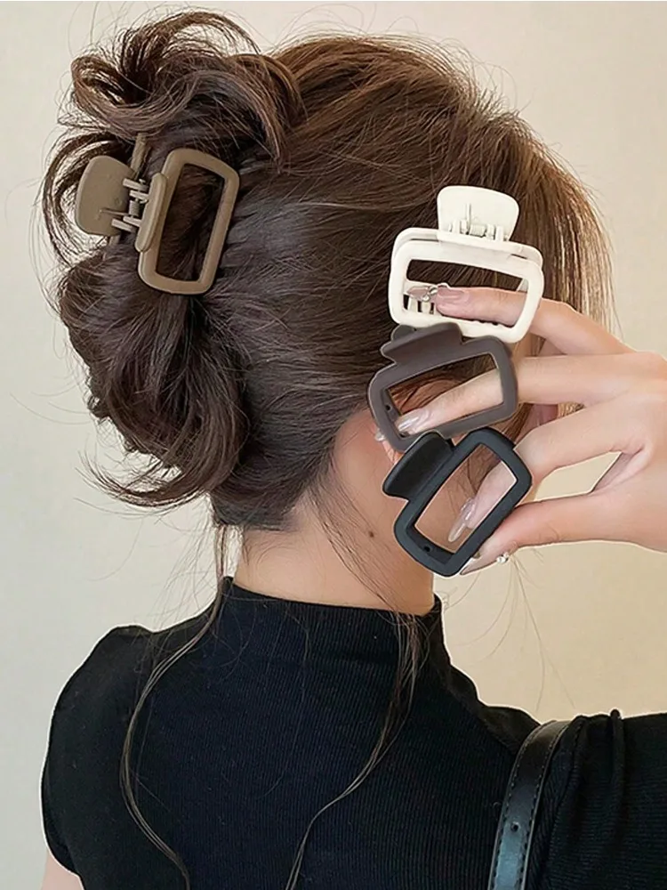 Hair Claw Clip Set 4 Pcs Plastic