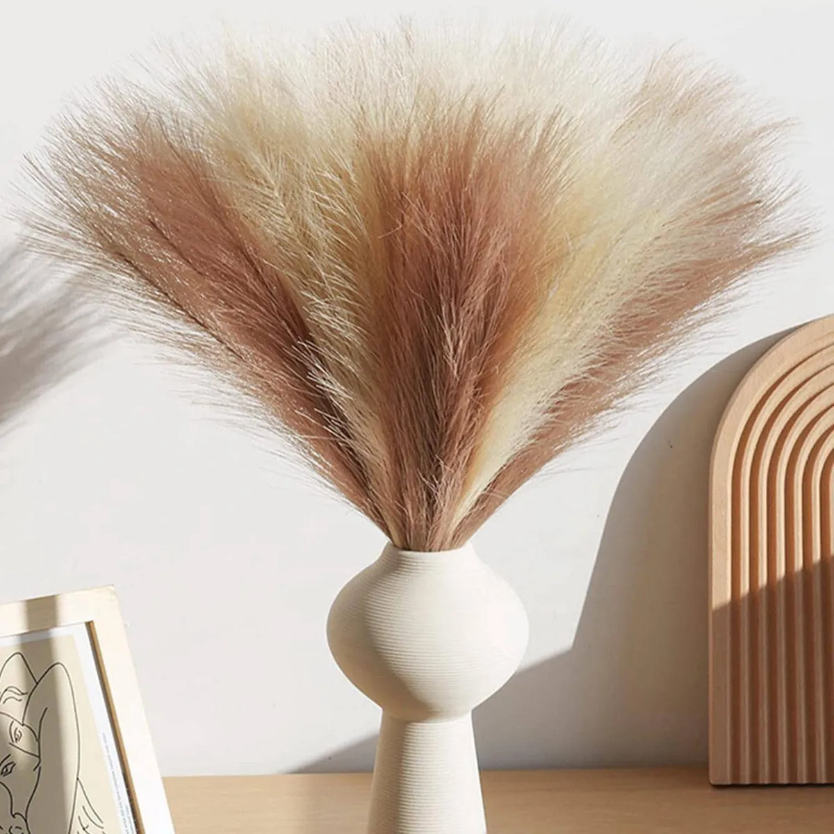 Artificial Pampas Grass Plant Home Decor