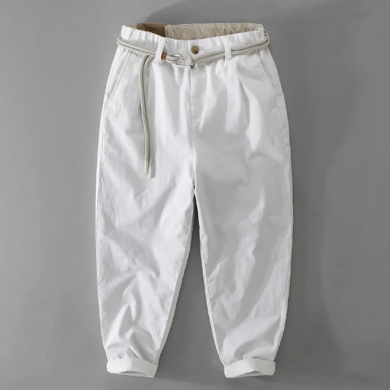 Men's Japanese Workwear Pants Loose Fit Heavyweight Cotton