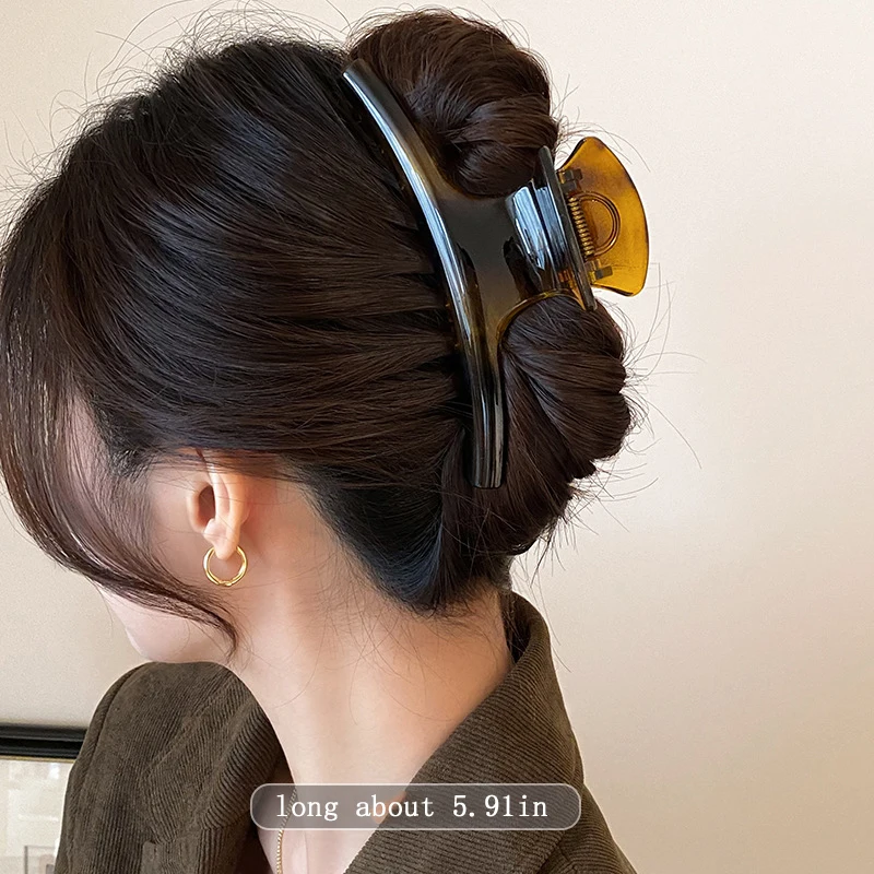 Elegant Solid Large Hair Claw