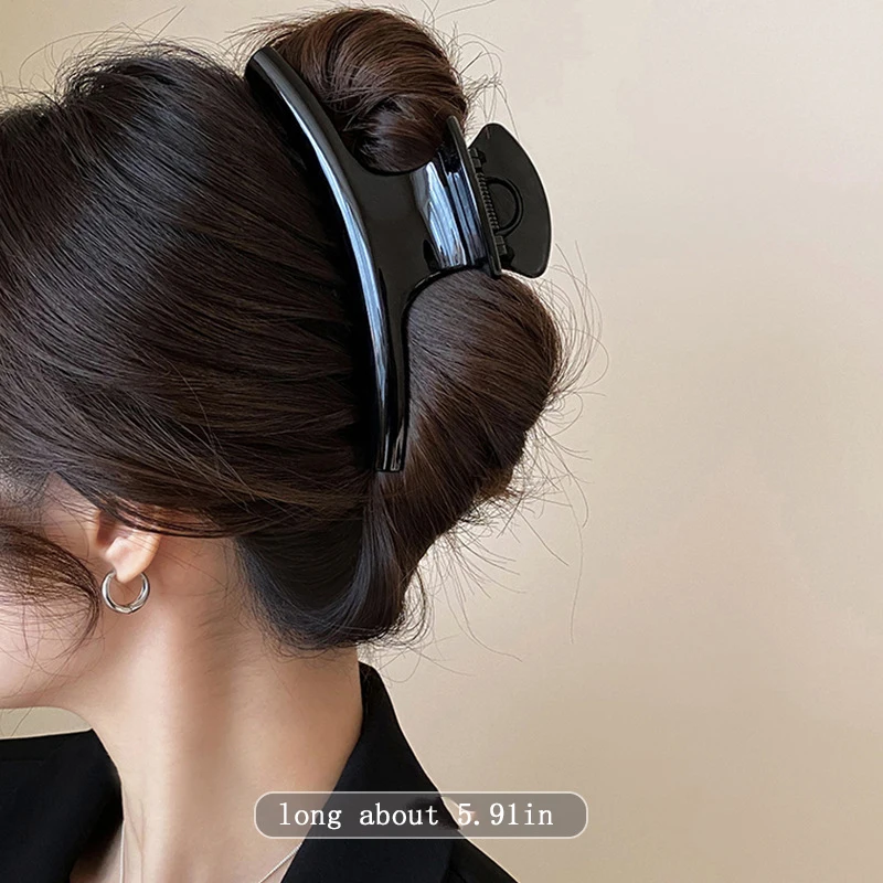 Elegant Solid Large Hair Claw
