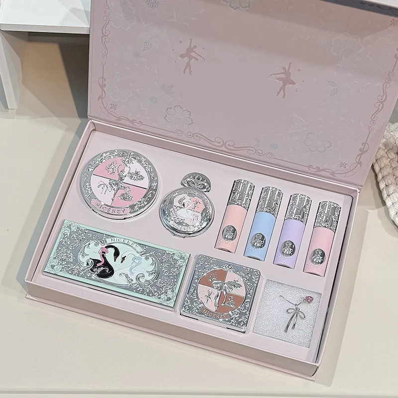 Makeup Set Nicekey Pink Ballet 9 Piece Kit