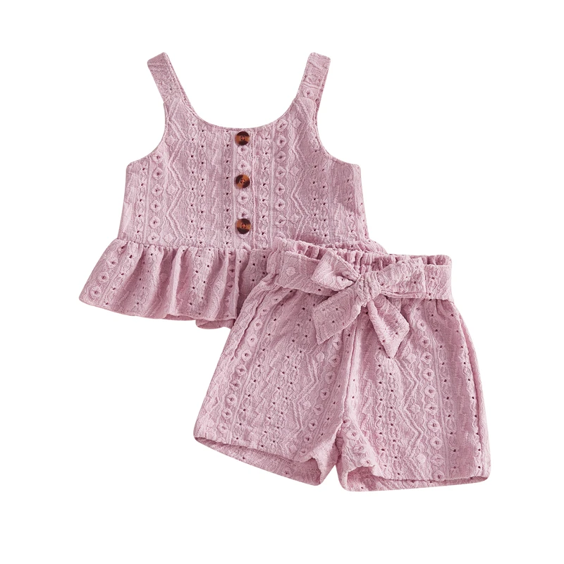 Girls 2-Piece Camisole & Shorts Set, 1-3Y