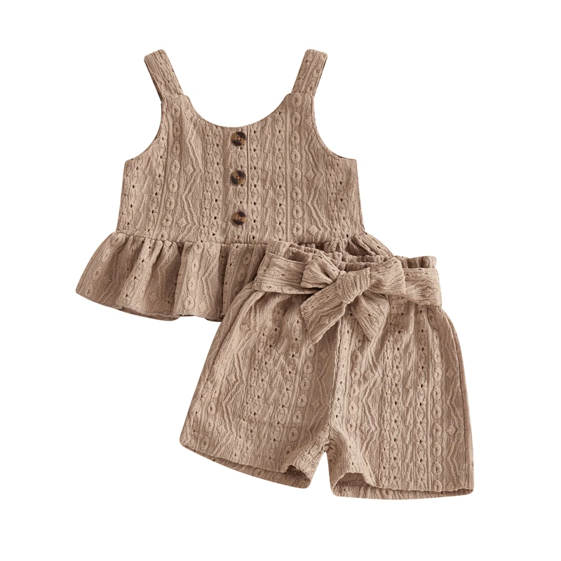 Girls 2-Piece Camisole & Shorts Set, 1-3Y