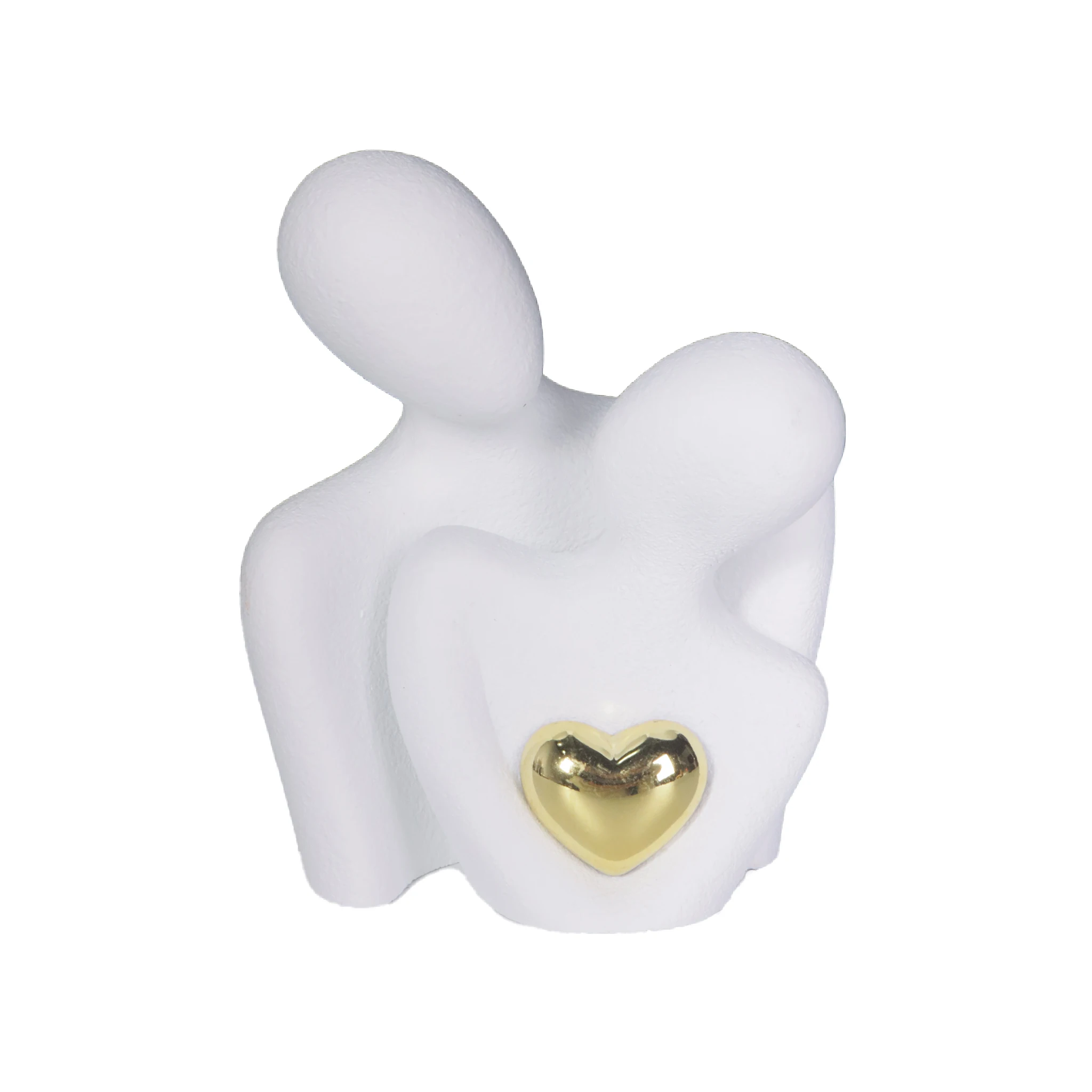 Couple Hugging Figurine Resin Love Sculpture