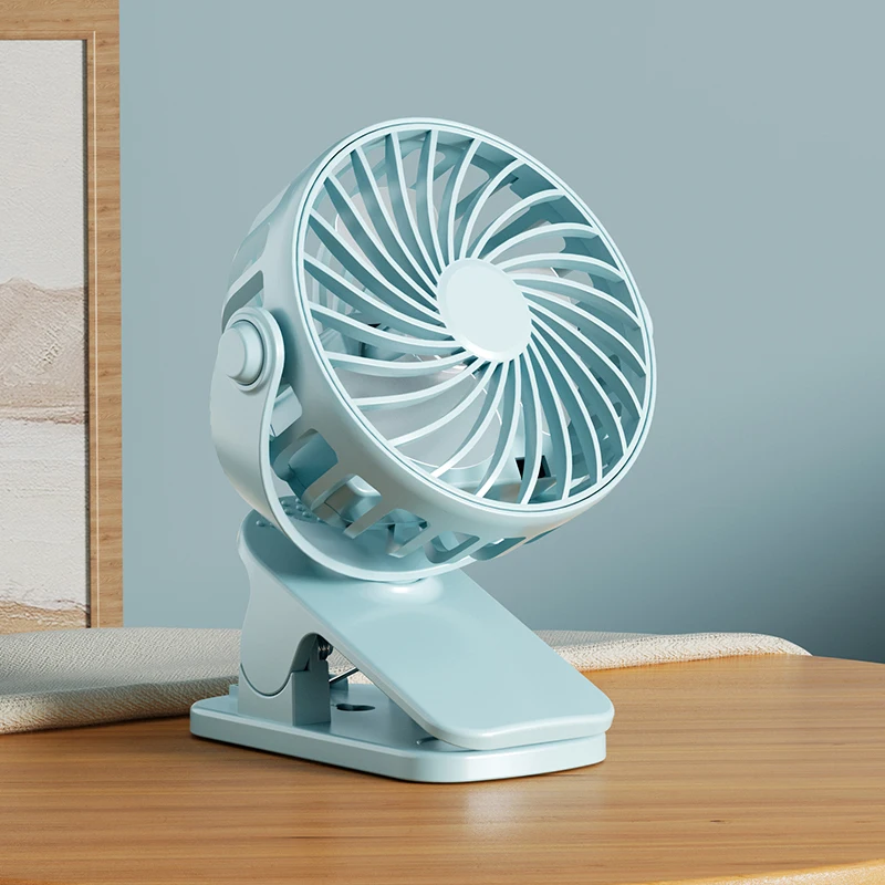 Portable Clip Fan 4W Rechargeable with Night Light