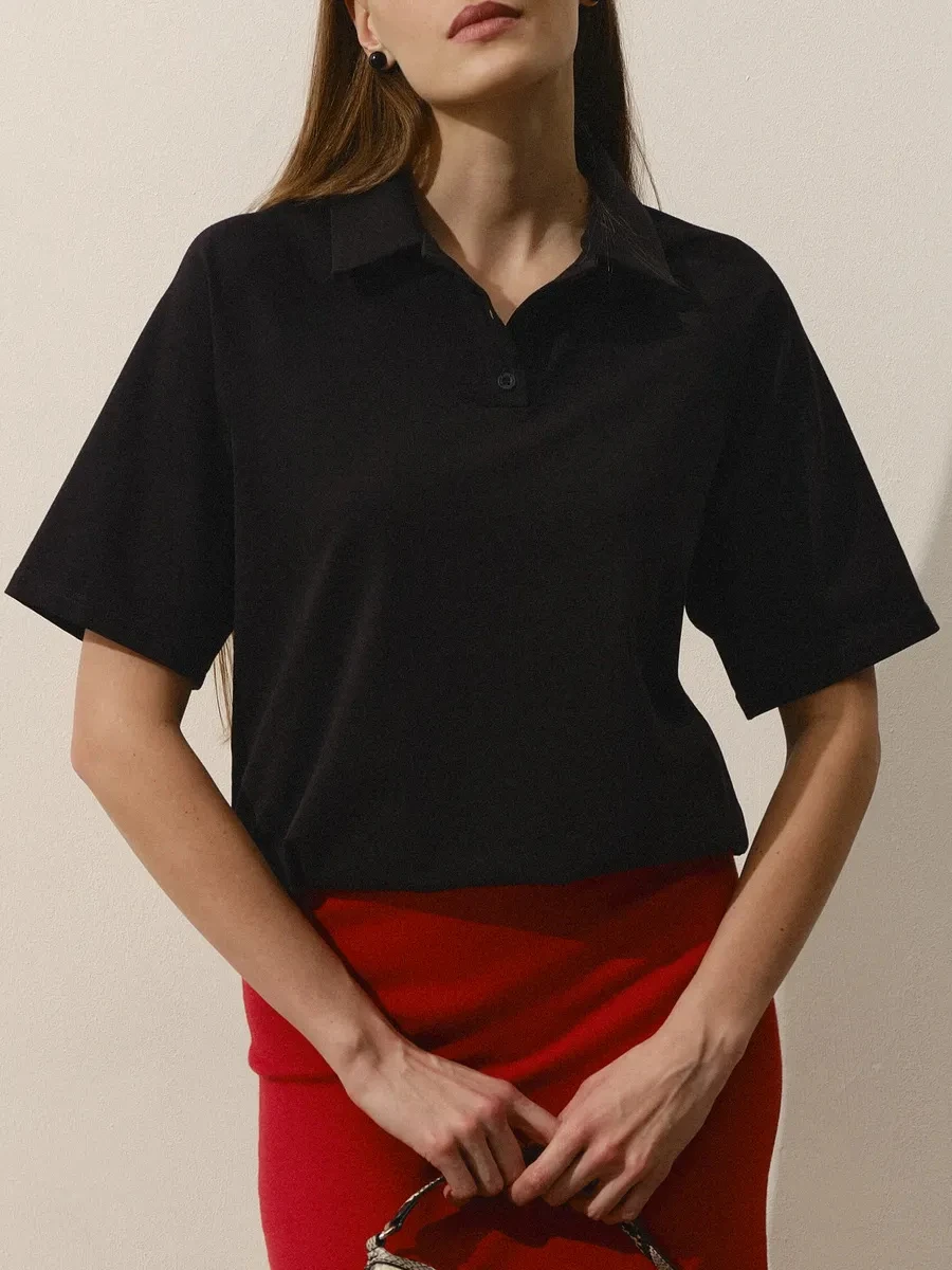 Unisex Polo Shirt Casual Summer Breathable Tee
