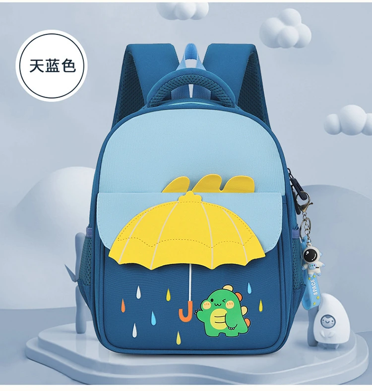 Kids Backpack Princess Small Bag Ultra Lightweight Nylon Blue Orange