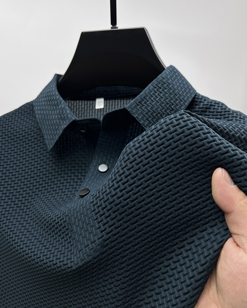 Mesh Ice Silk Short Sleeve T-Shirt