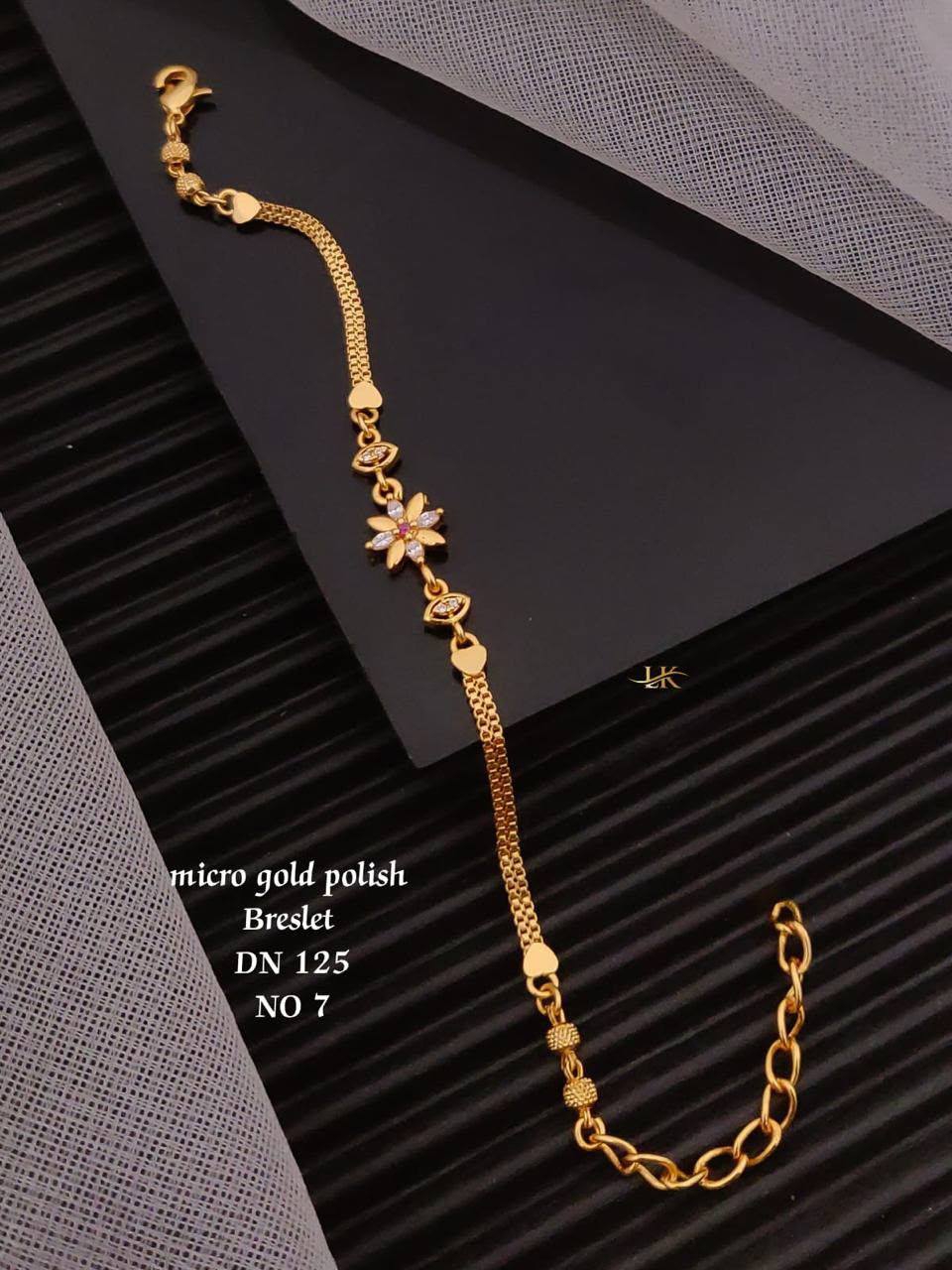 Micro Gold Plated AD Stone Bracelet