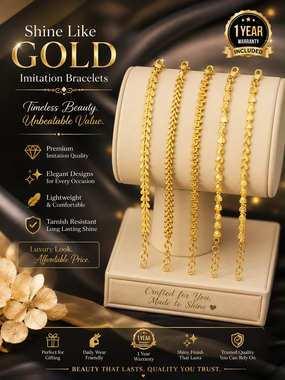 Gold Imitation Bracelets