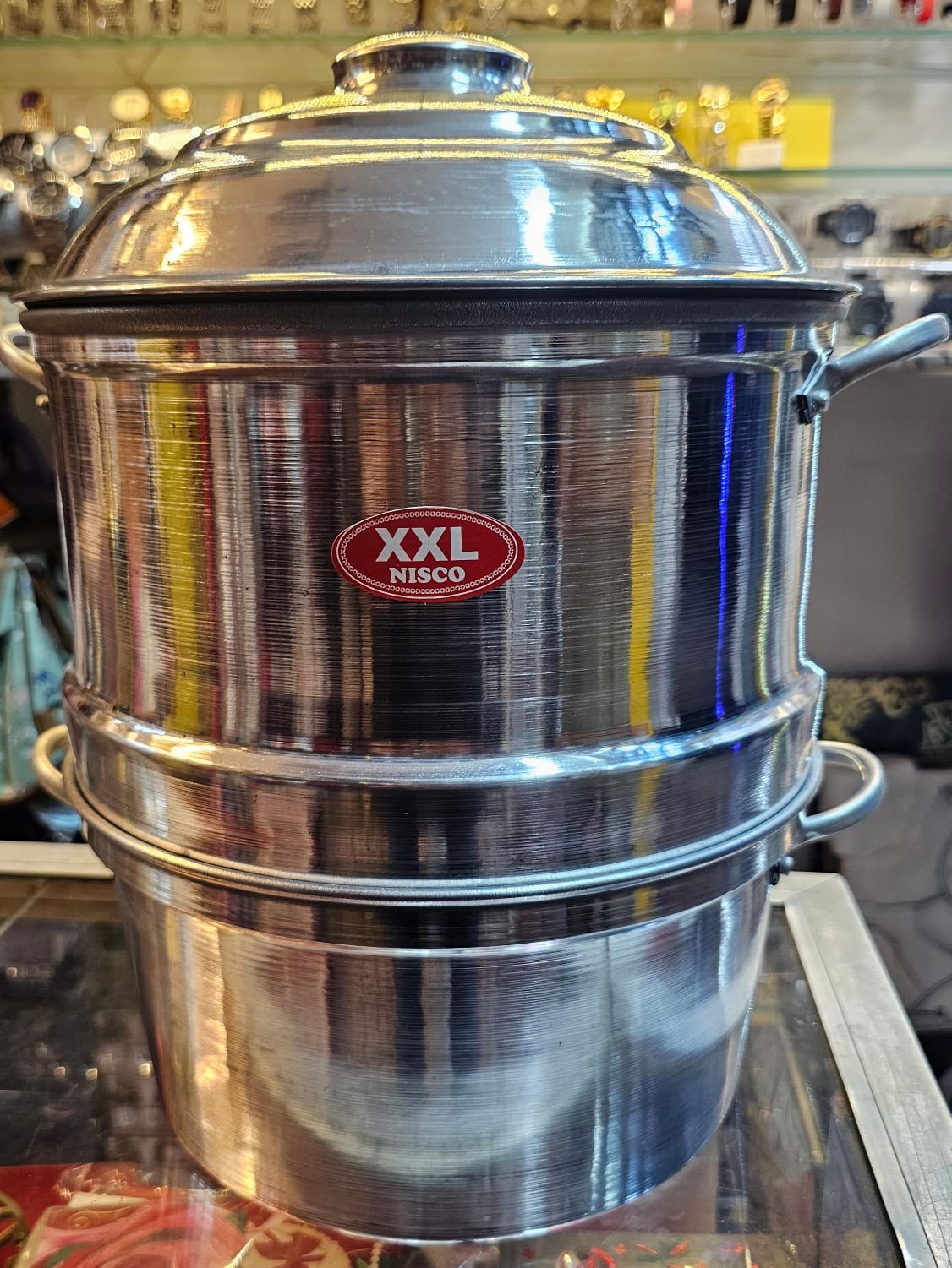 Nisco XXL Aluminium Steamer Pot